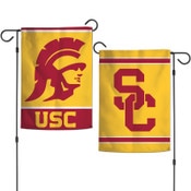 USC Trojans Gold SC Interlock Tommy 2-Sided Garden Flag